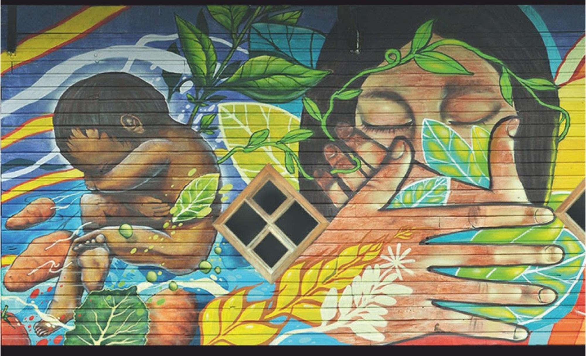 Mural Trafikintuwe - Chile